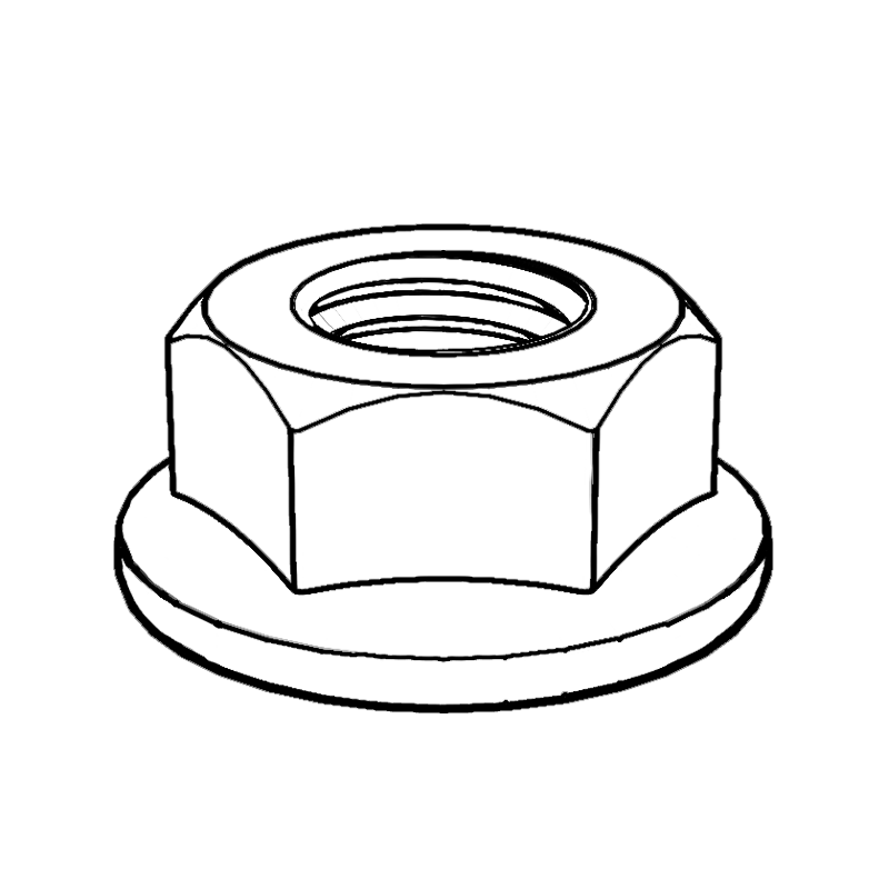 IFI145六角法兰面螺母