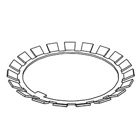 DIN5406圆螺母用止动垫圈
